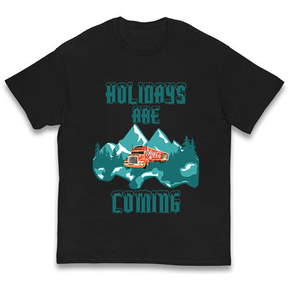 Christmas Holidays Are Coming Kids T Shirt