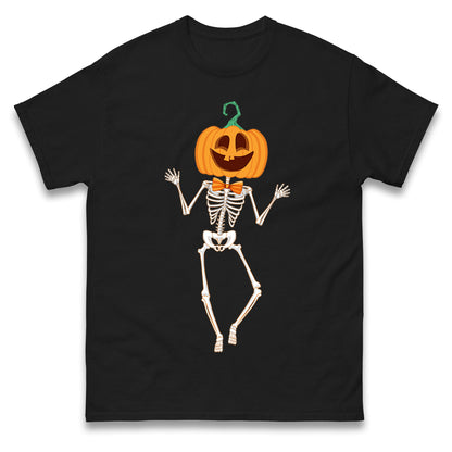 Pumpkin Skeleton T Shirts
