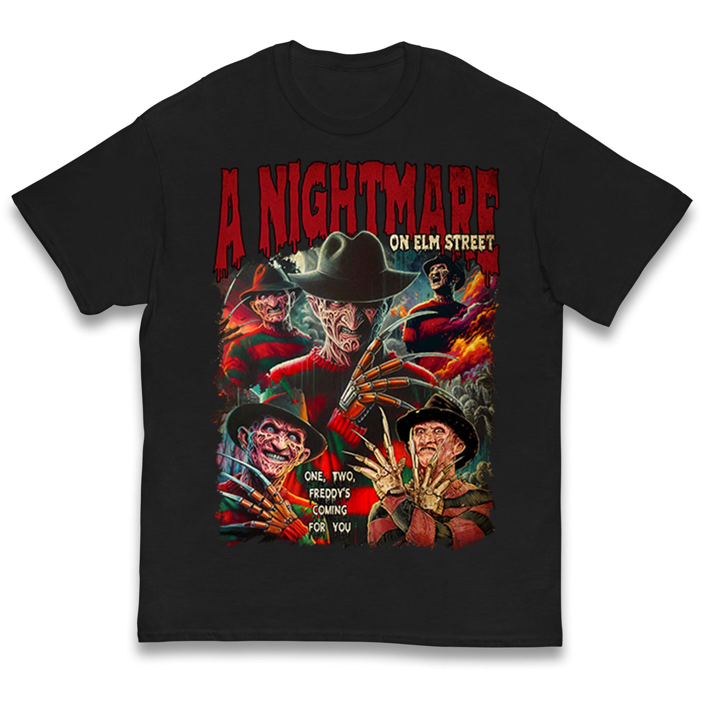 Freddy Krueger Bootleg Halloween Kids T Shirt