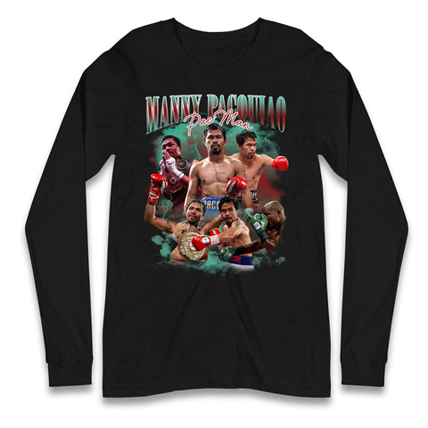 Manny Pacquiao Bootleg Long Sleeve T Shirt