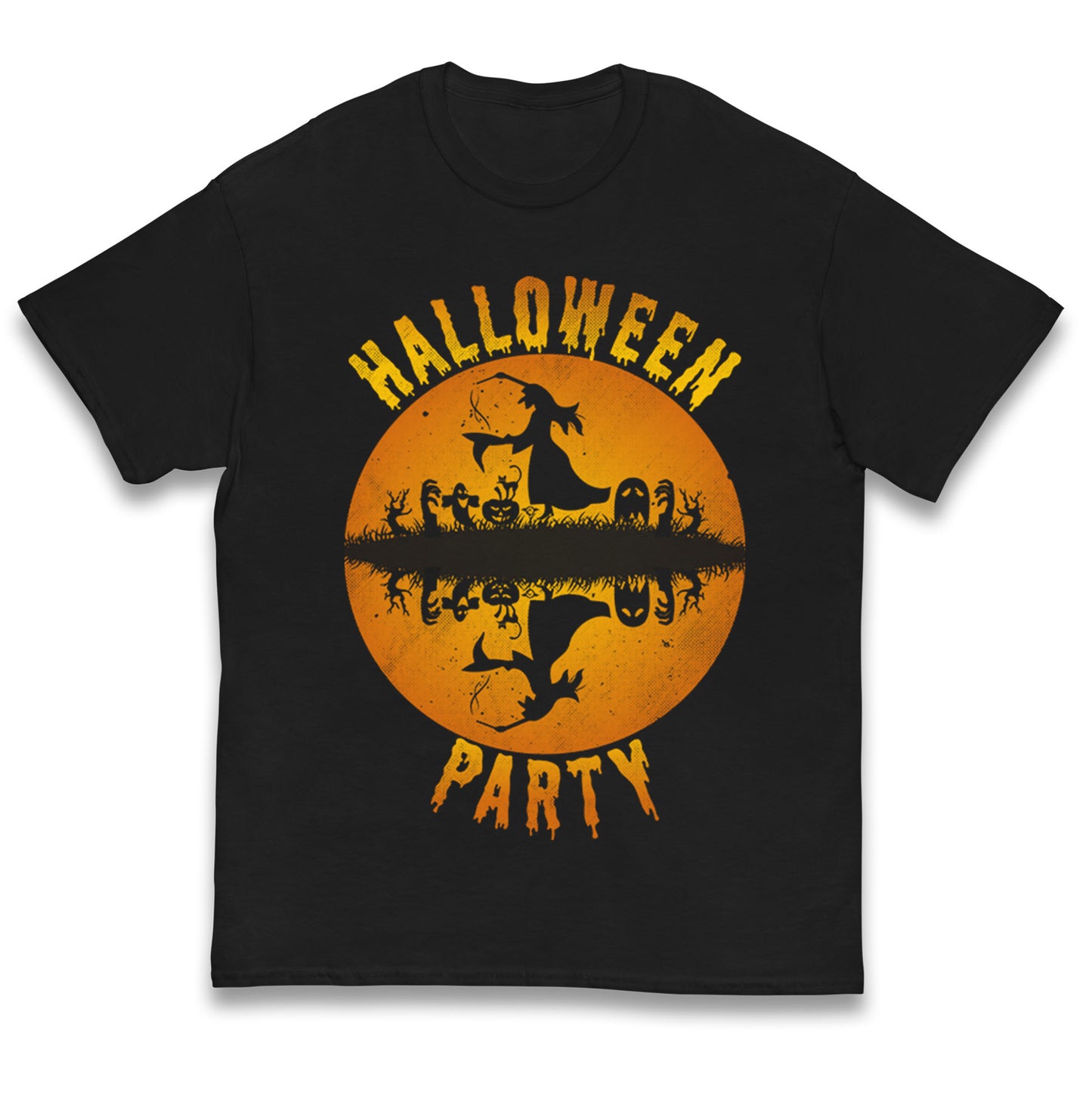 Scary Witch Halloween Party T Shirt
