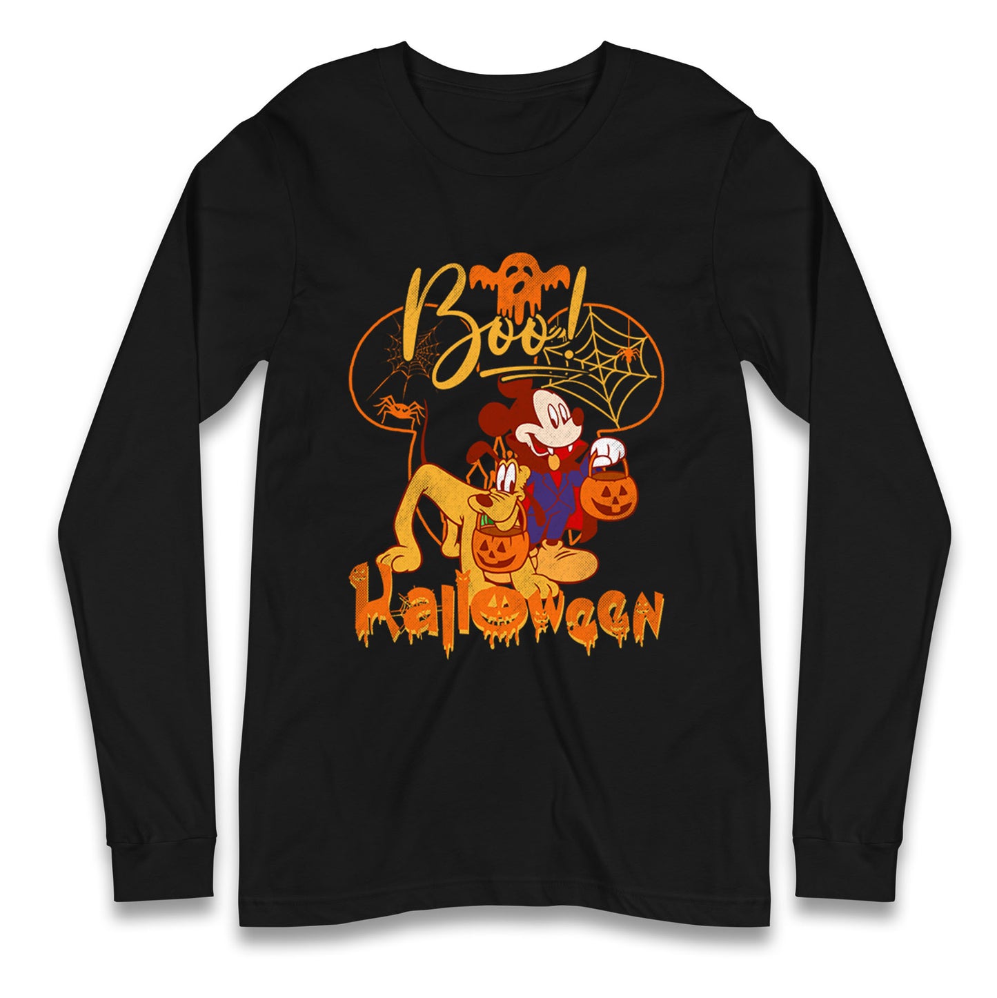 Mickey Mouse Halloween Long Sleeve T Shirt