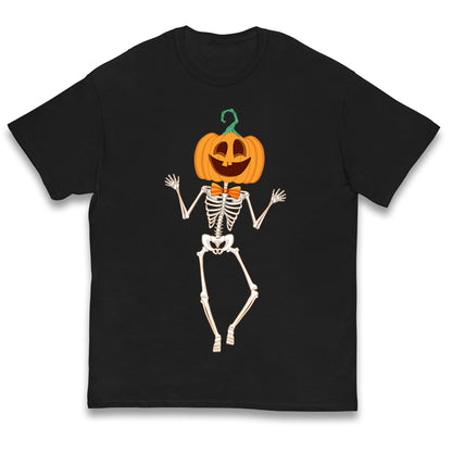 Pumpkin Skeleton Halloween T Shirt
