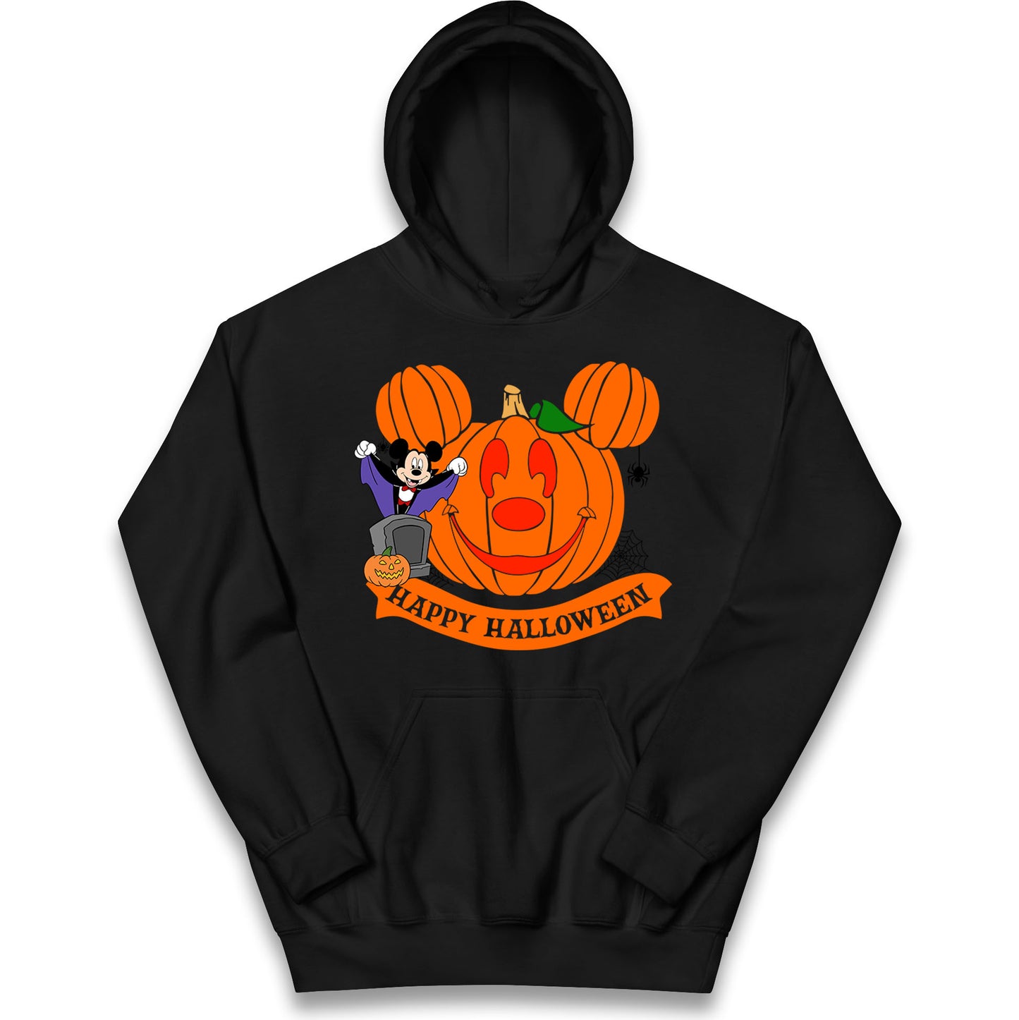 Mickey Mouse Horror Happy Halloween Kids Hoodie