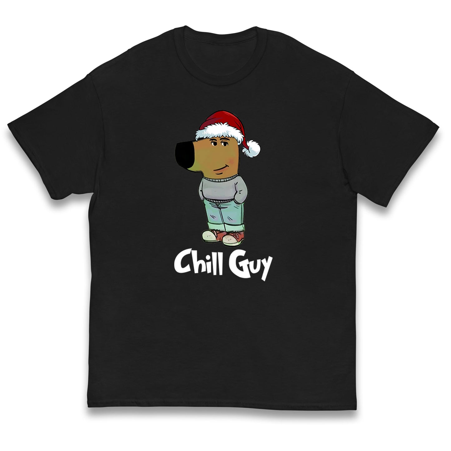 chill guy christmas t shirt