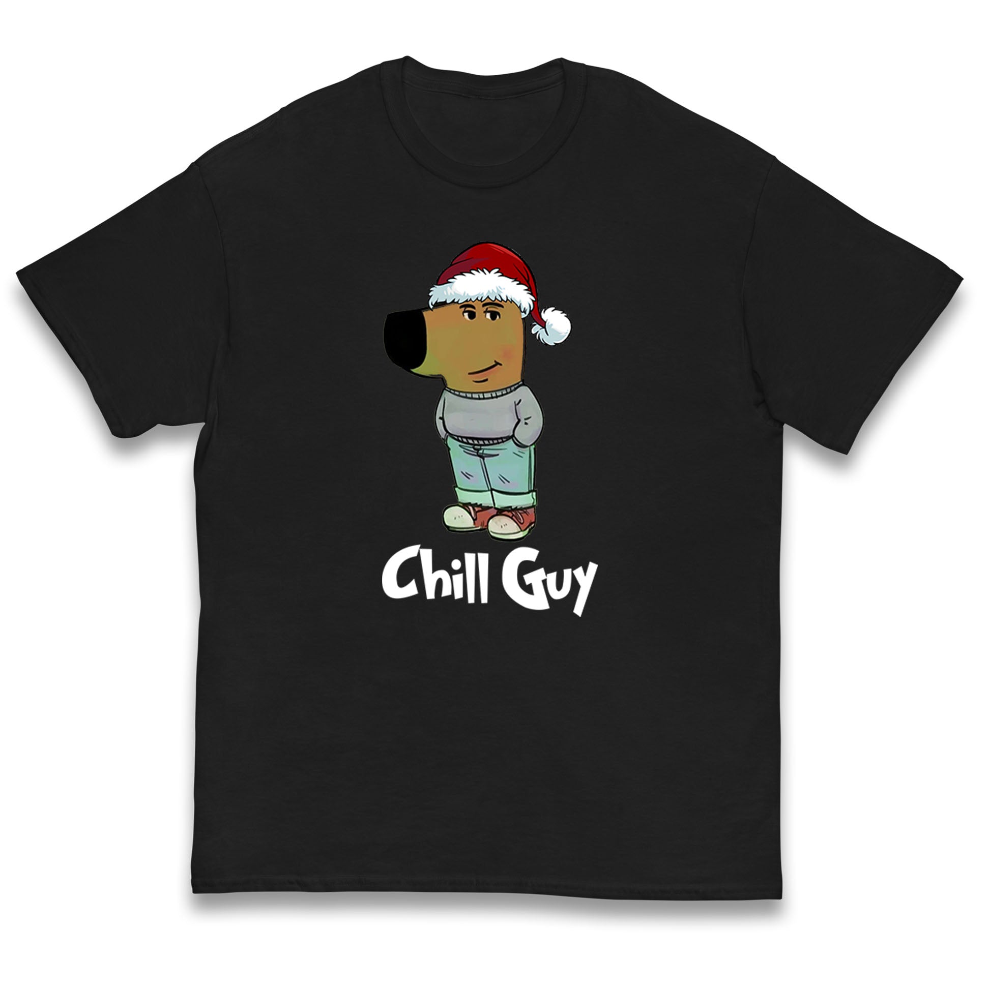 chill guy christmas t shirt