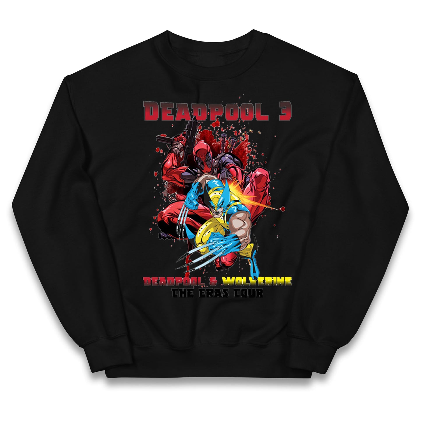 Deadpool and Wolverine The eras Tour Kids Jumper