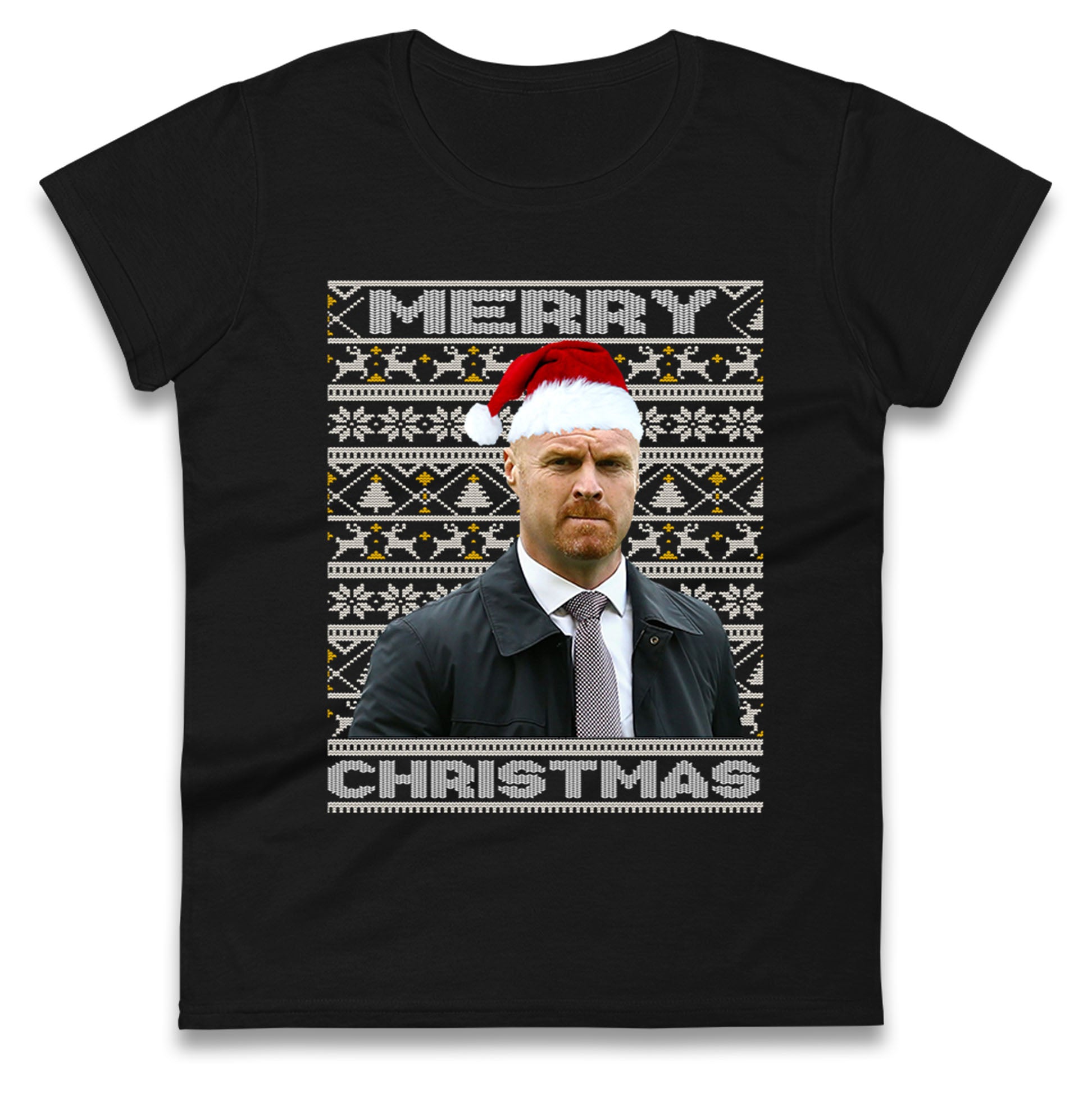 sean dyche christmas womens t shirt