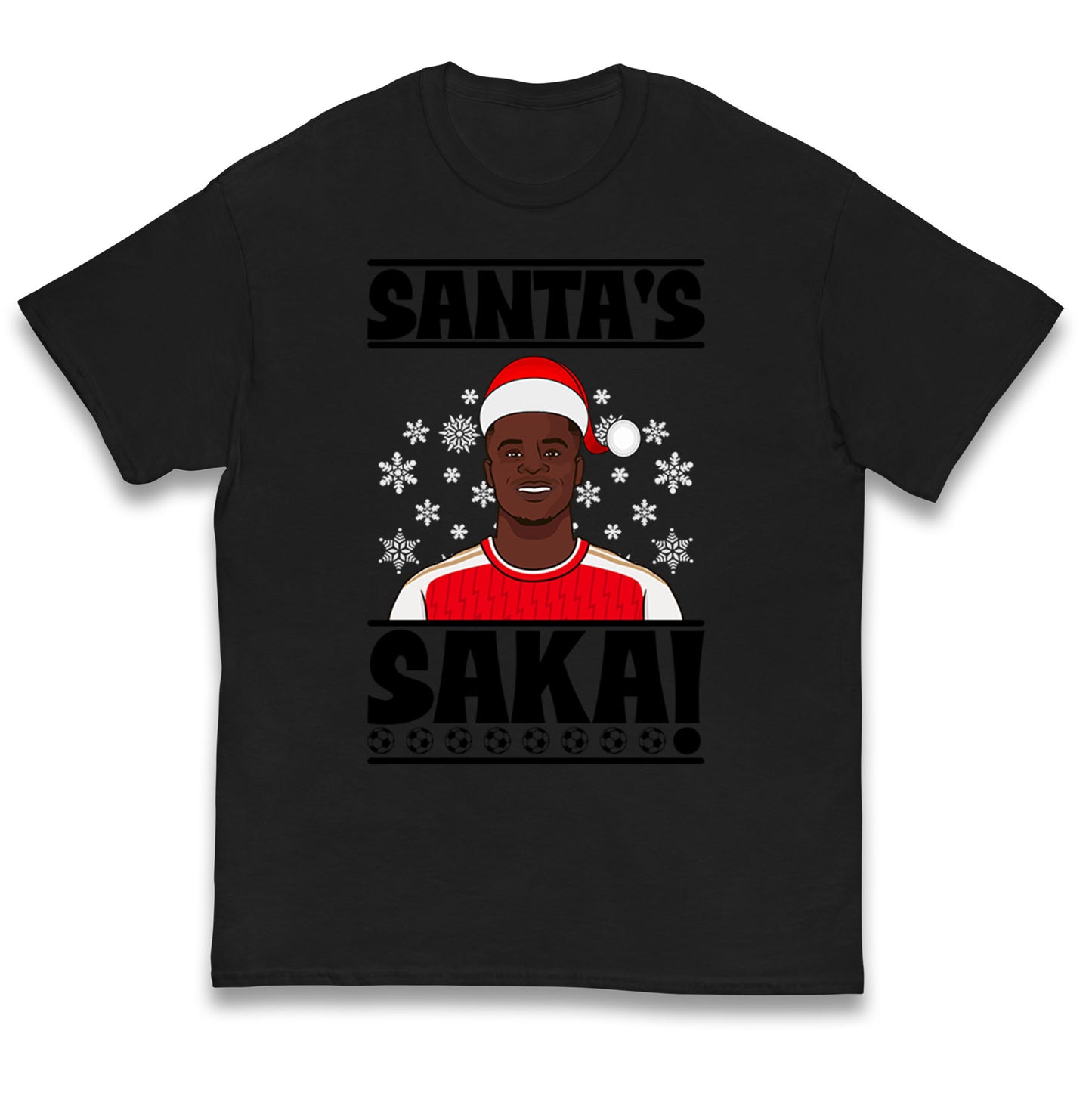 bukayo saka christmas t shirt