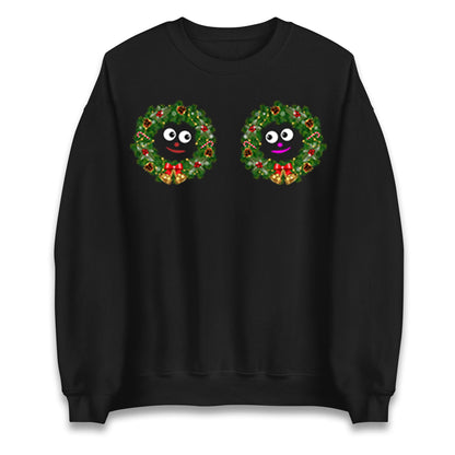 Christmas Decoration Rings Smiley Funny Sweatshirt