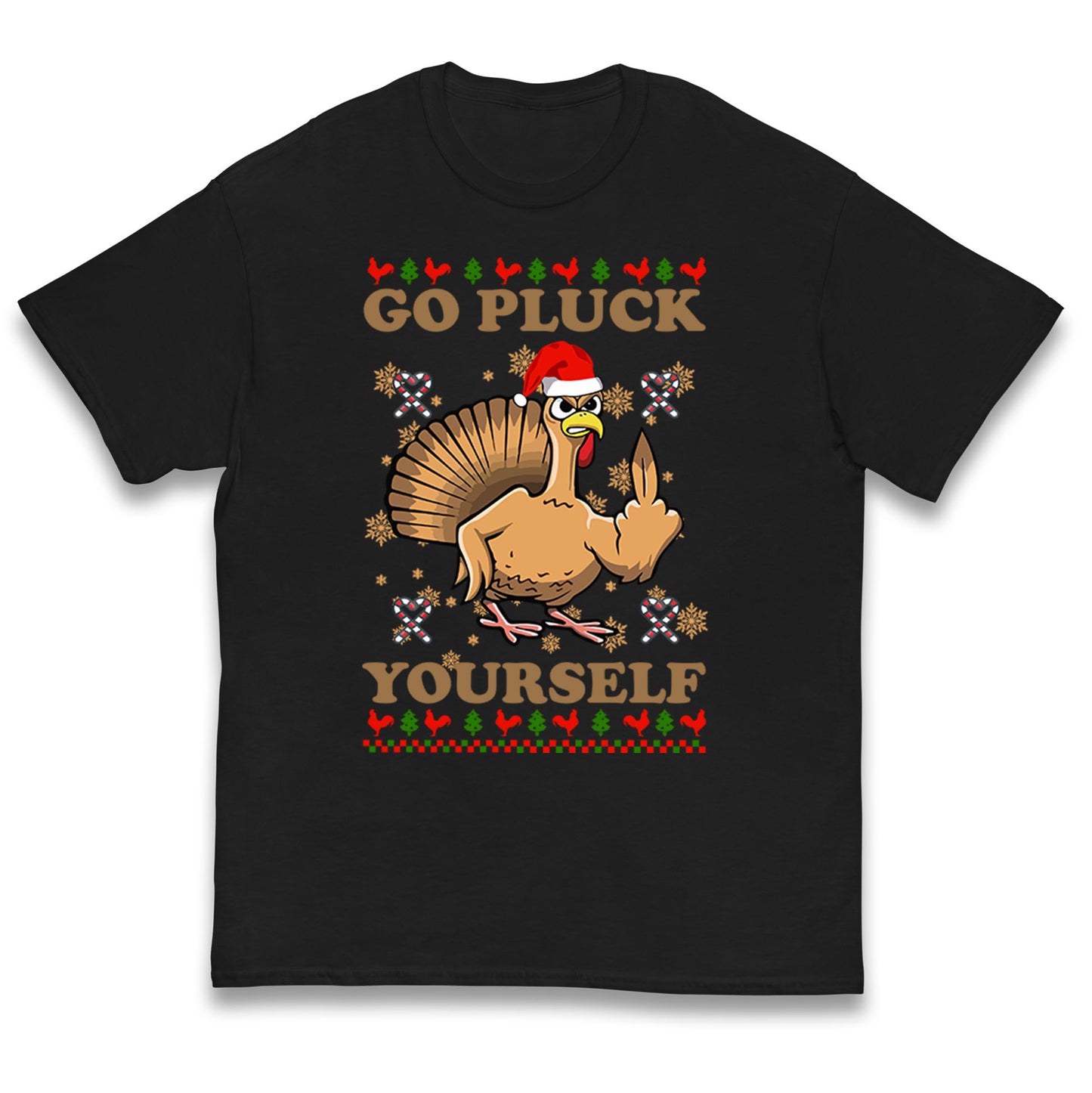 Christmas Go Pluck Yourself Funny T Shirt