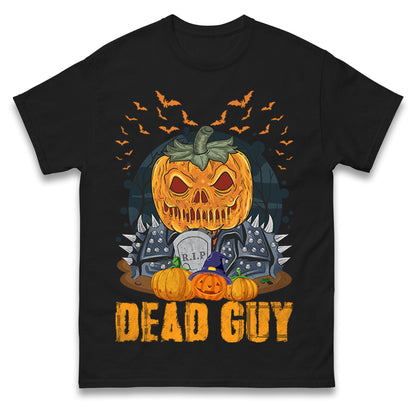 Scary Pumpkin Dead Guy T Shirts
