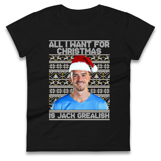 jack grealish christmas womens t shirt