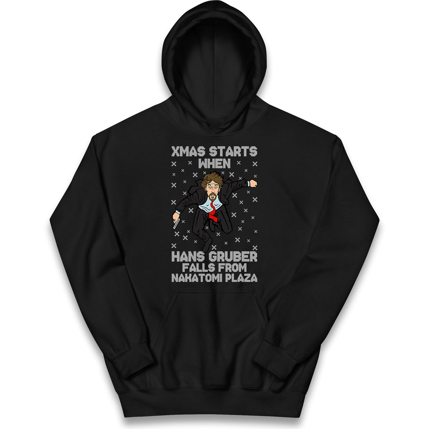 hans gruber falling hoodie