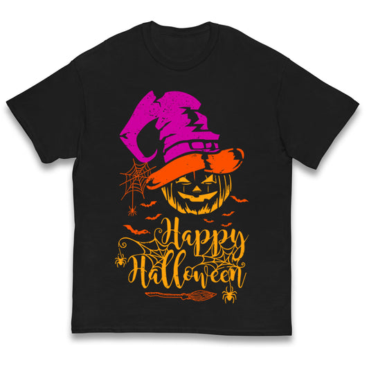 Spooky Pumpkin Happy Halloween  T Shirt
