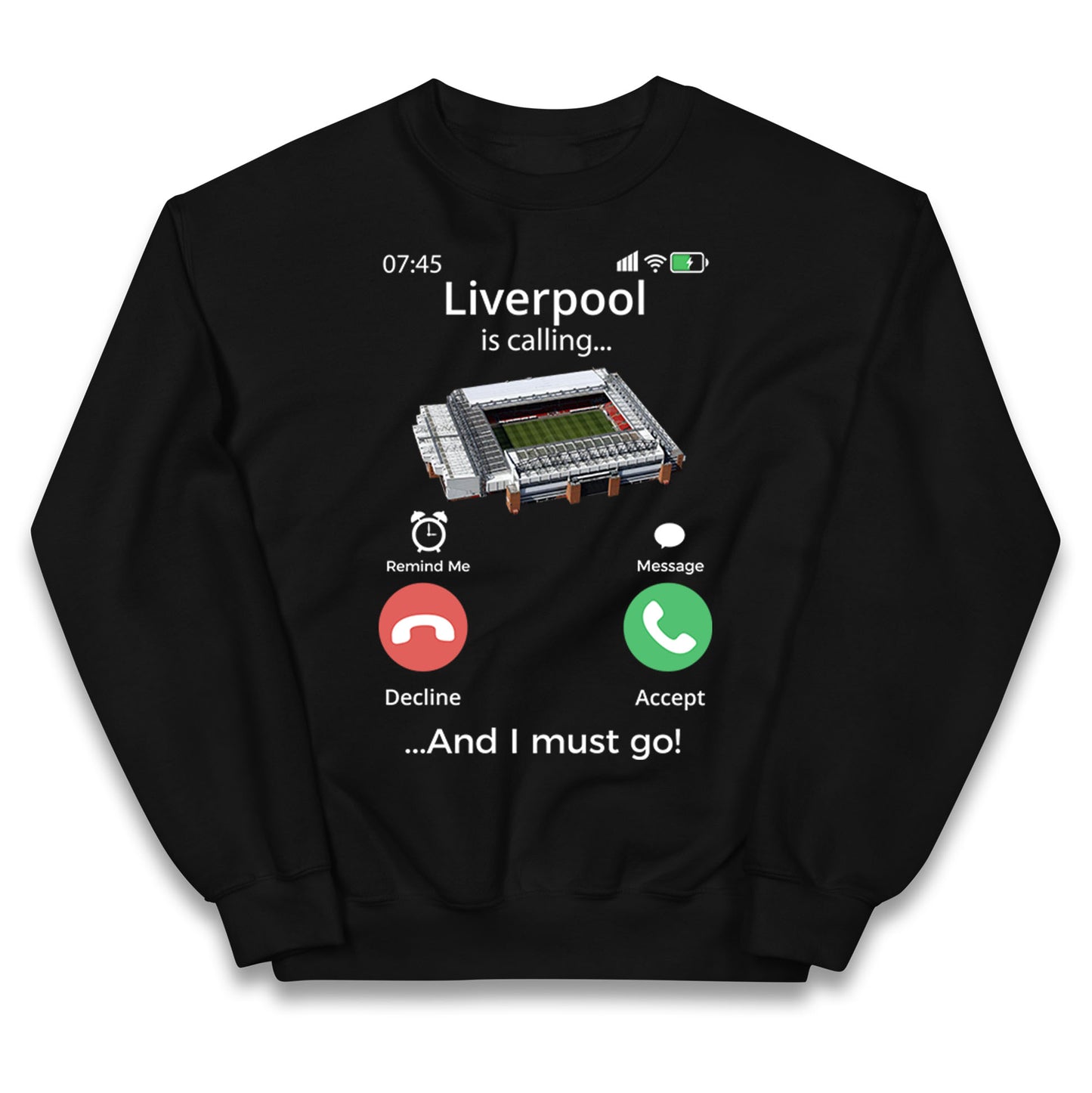 Liverpool Football Kids Jumper Liverpool is Calling Top