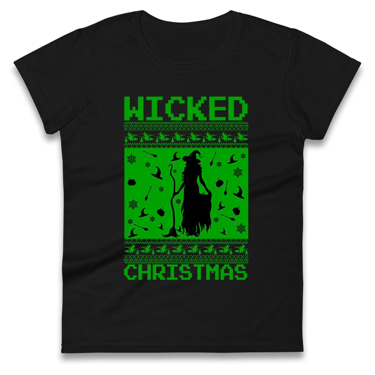 wicked christmas womens t shirt