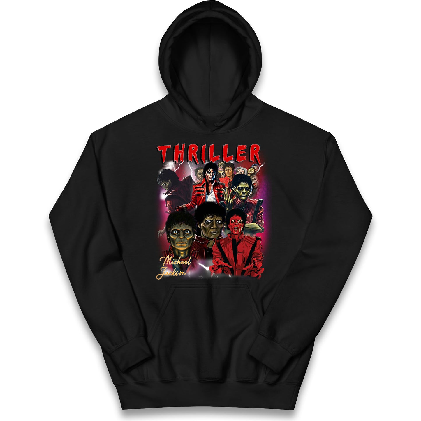 Michael Jackson Thriller Halloween Bootleg Kids Hoodie