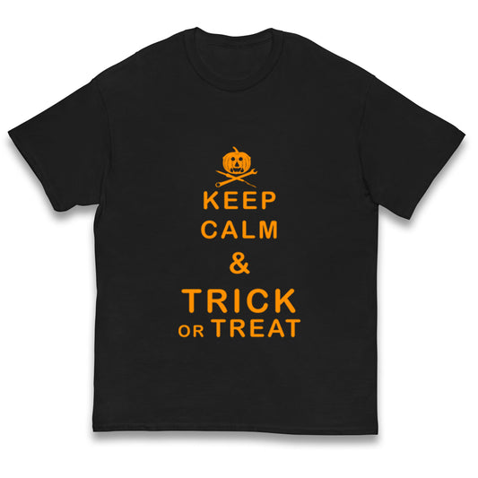 Keep Calm And Trick Or Treat Halloween T Shirt
