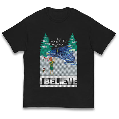 I Beleive Polar Express Christmas Kids T Shirt