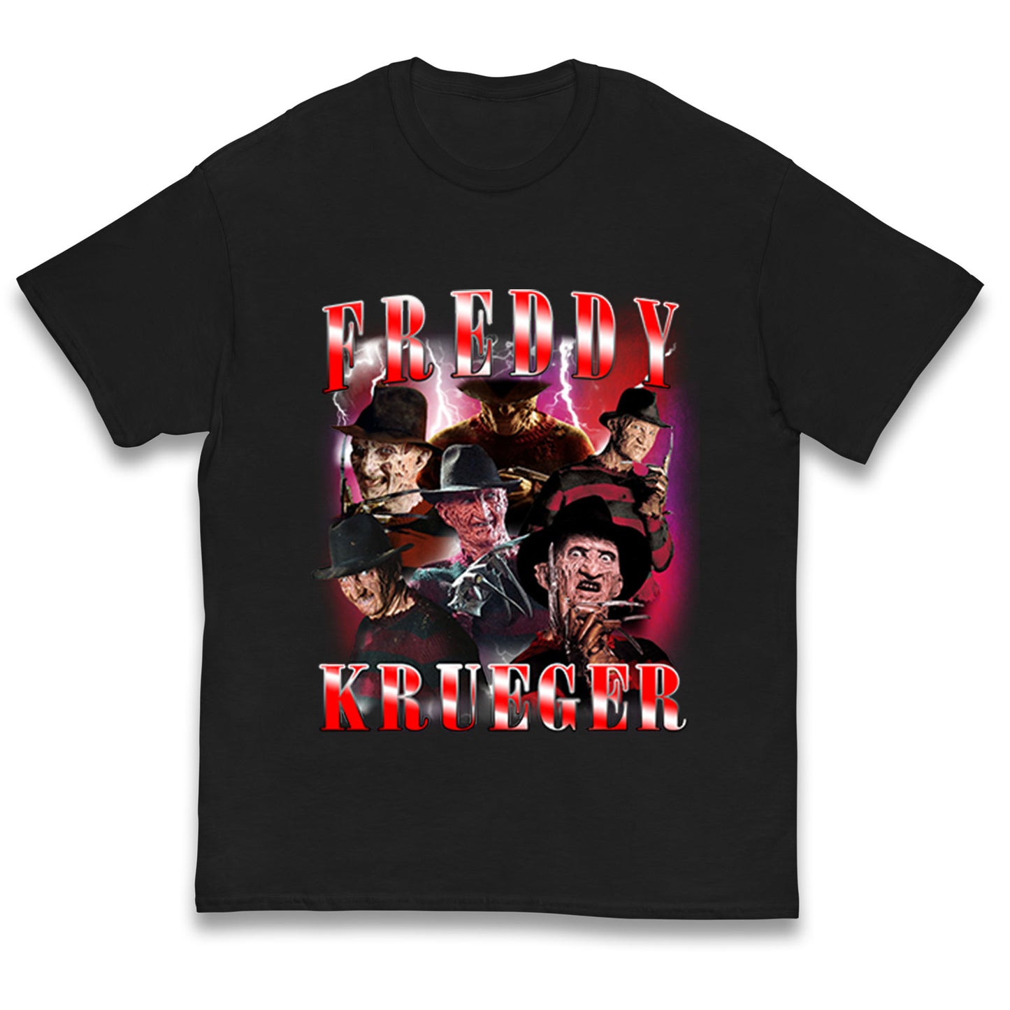 Freddy Krueger Scary Halloween Bootleg Kids T Shirt