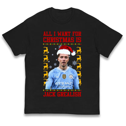 Jack Grealish Christmas Kids T Shirt