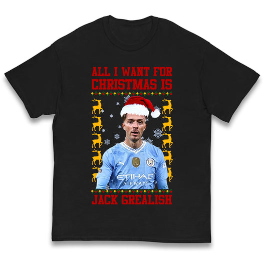 Jack Grealish Christmas Kids T Shirt