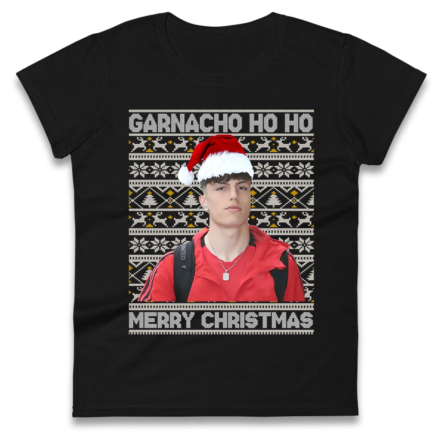 alejandro garnacho christmas womens t shirt