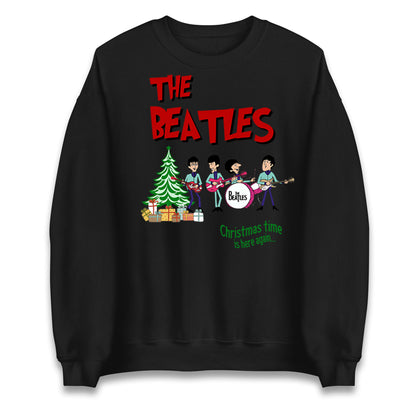 beatles christmas sweatshirt