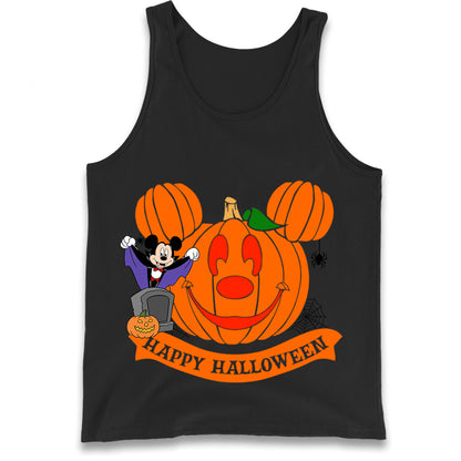 Mickey Mouse Horror Happy Halloween Tank Top