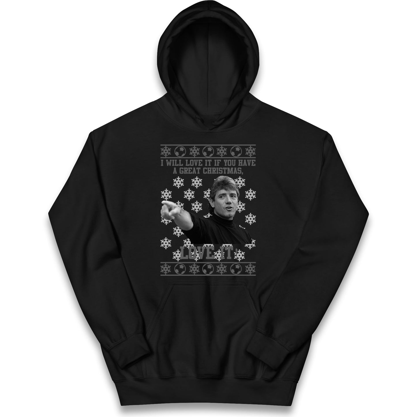 Kevin Keegan Christmas Kids Hoodie