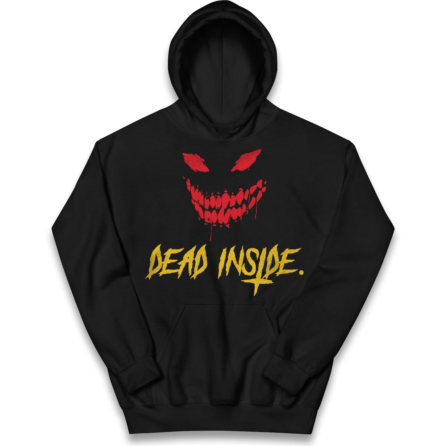 Horror Face Dead Inside Halloween Kids Hoodie