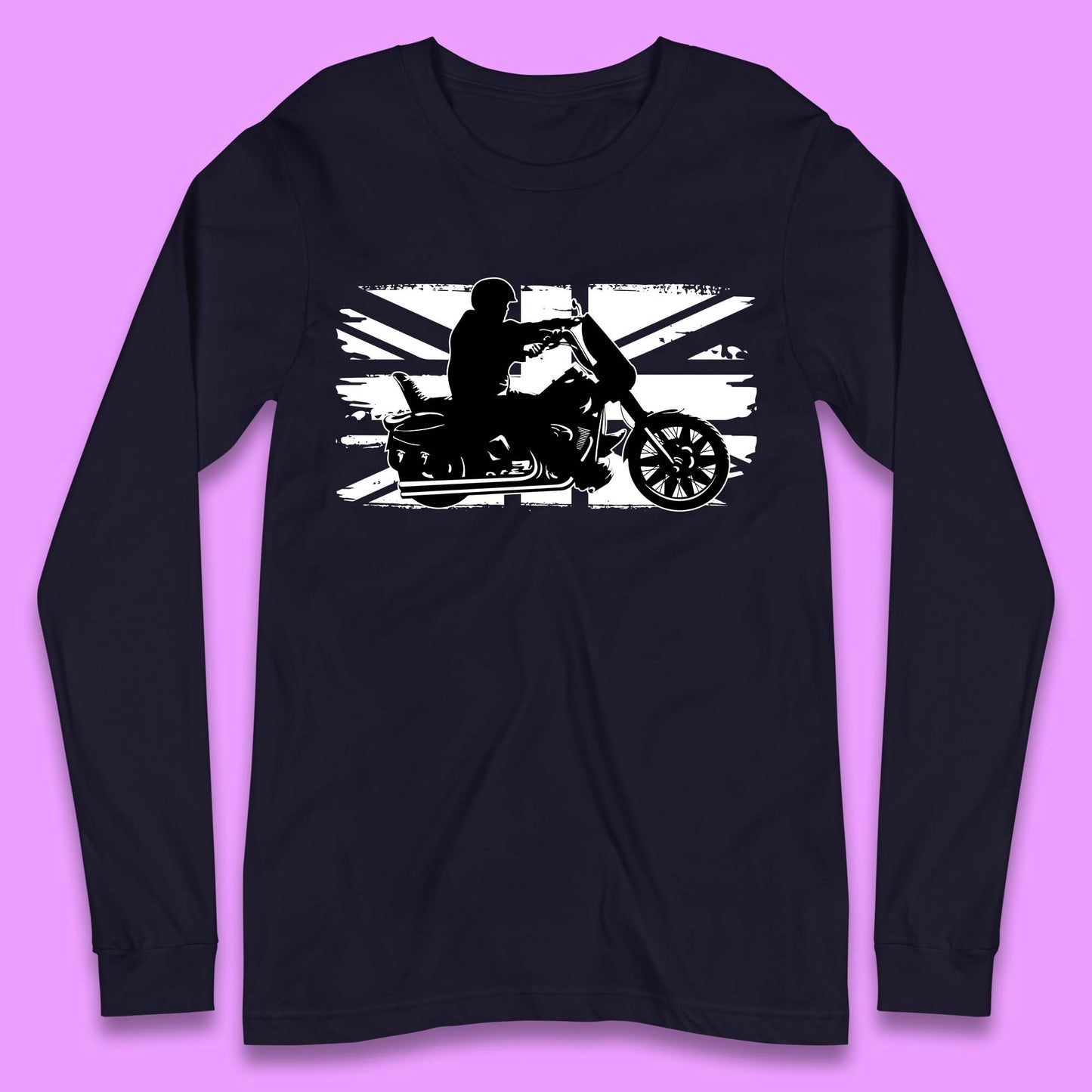 British Biker Long Sleeve T-Shirt