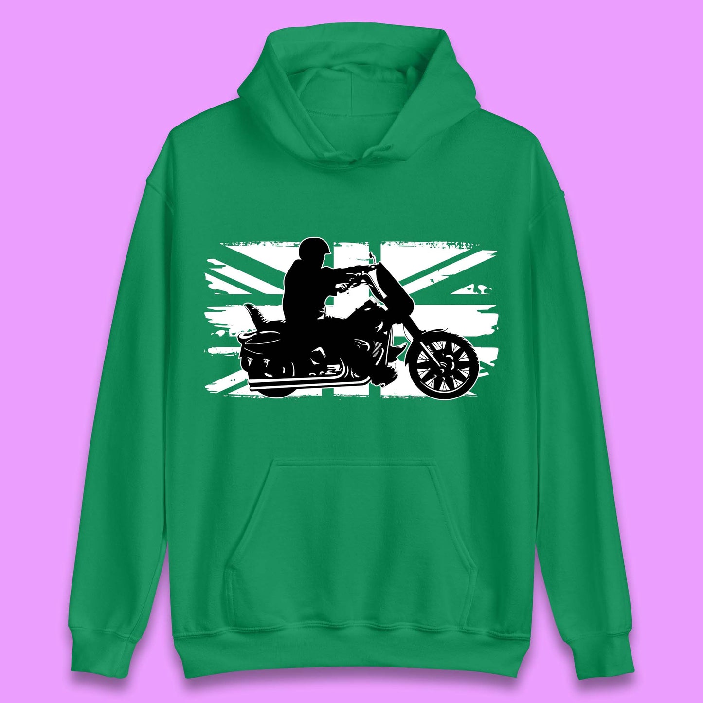 British Biker Unisex Hoodie