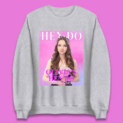 Custom Hen Party Unisex Sweatshirt