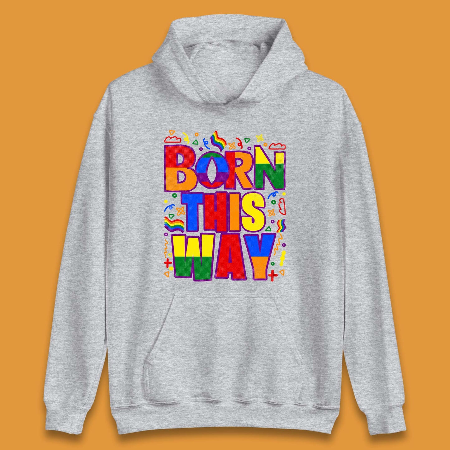 Lgbt Born This Way Unisex Hoodie