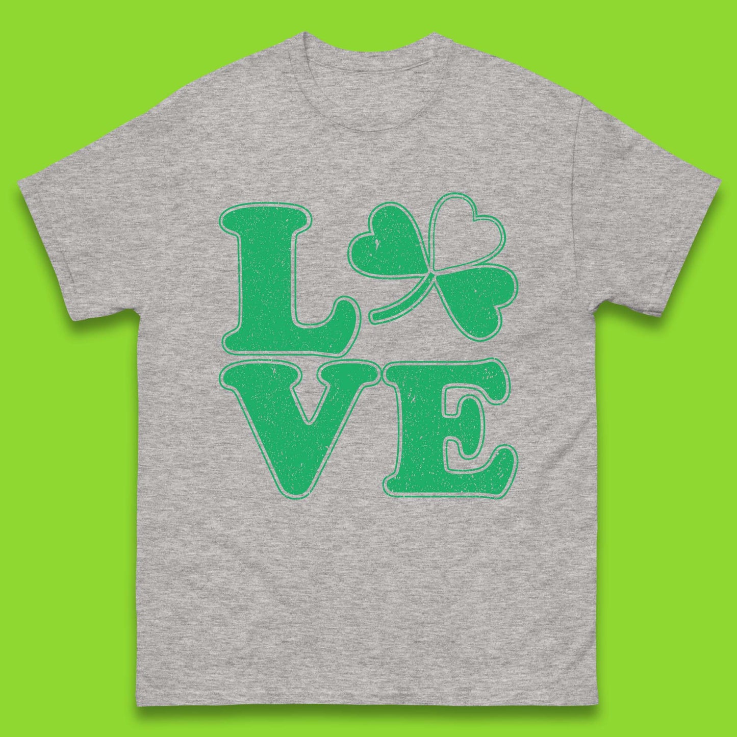 Shamrock Love Mens T-Shirt