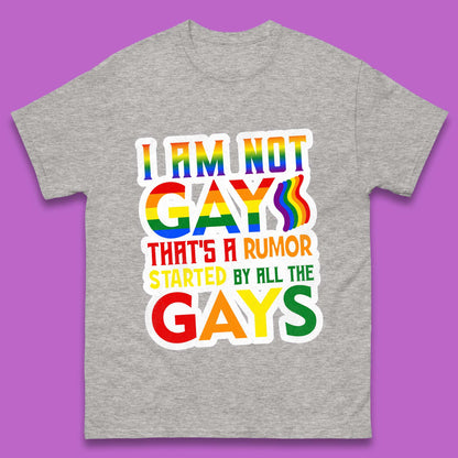 I Am Not Gay Mens T-Shirt