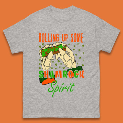 Rolling Up Some Shamrock Spirit Mens T-Shirt