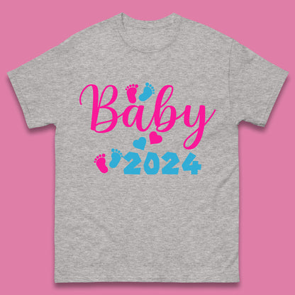 Baby 2024 Pregnancy Announcement Mens T-Shirt