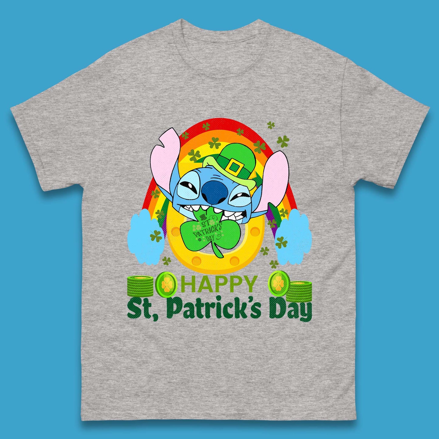 St. Patrick's Day Stitch Mens T-Shirt