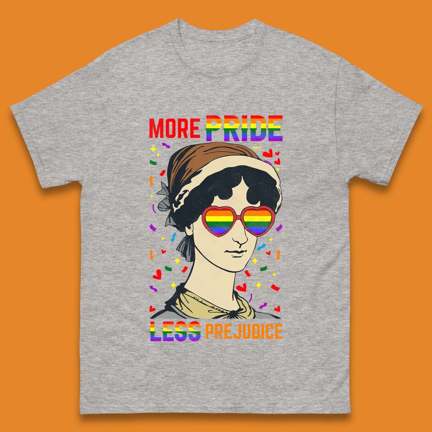 More Pride Less Prejudice Mens T-Shirt