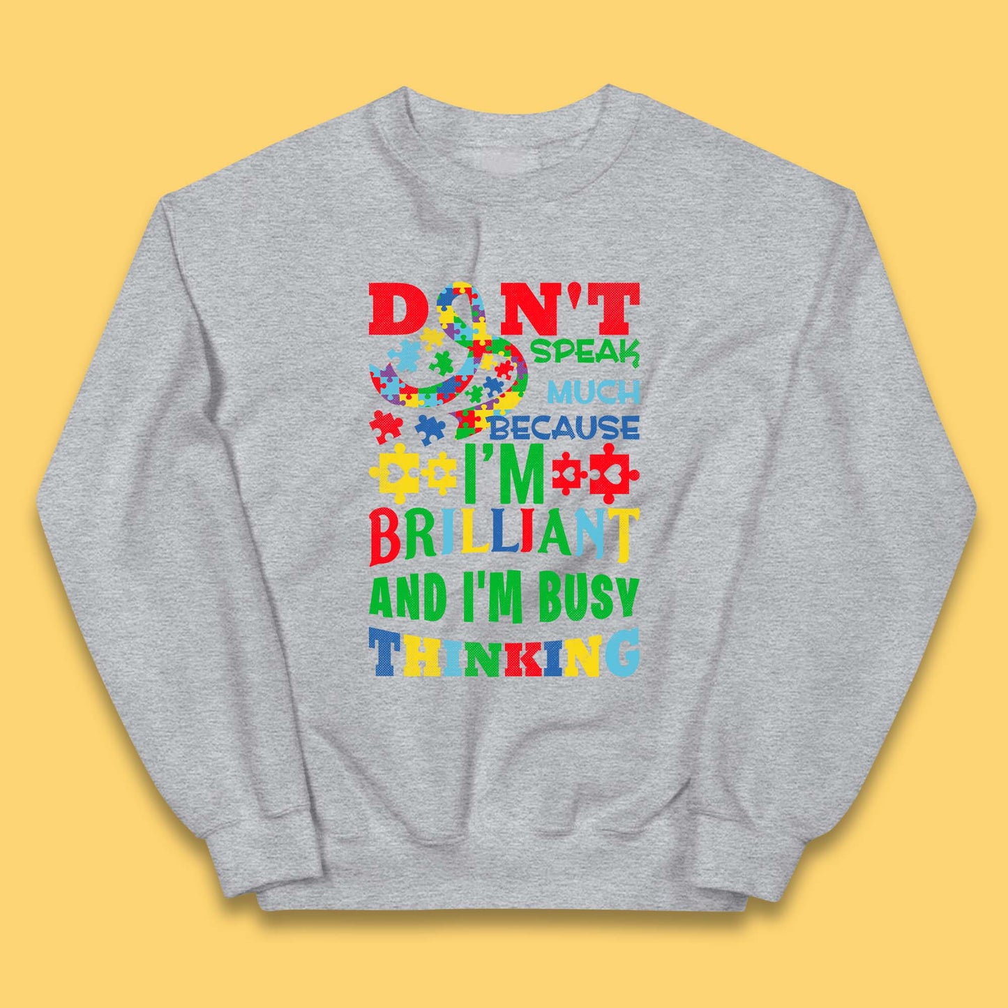 Autism Busy Thinking Kids Jumper