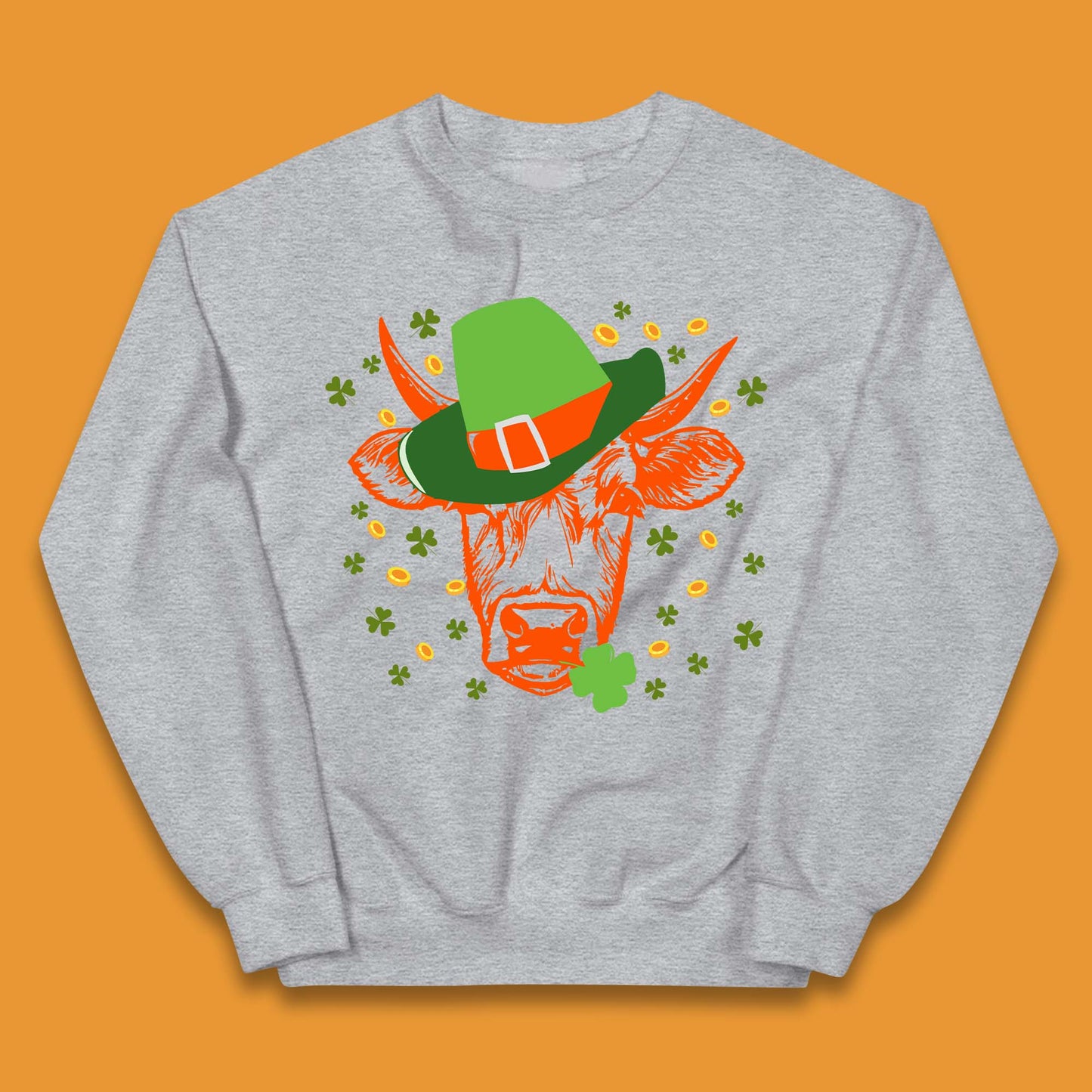 St Patrick's Cow Kids Jumper