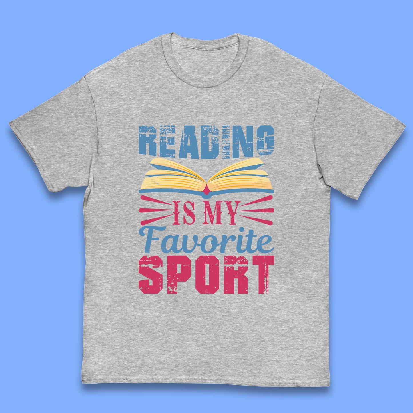 Reading Is My Favorite Sport Kids T-Shirt