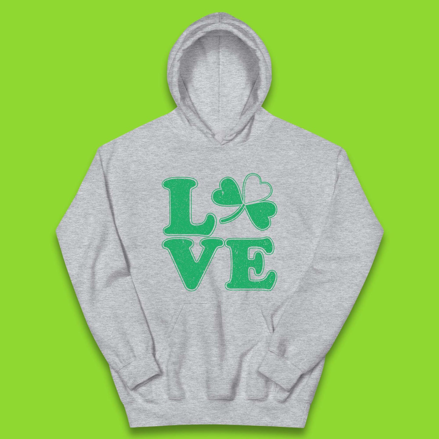 Shamrock Love Kids Hoodie