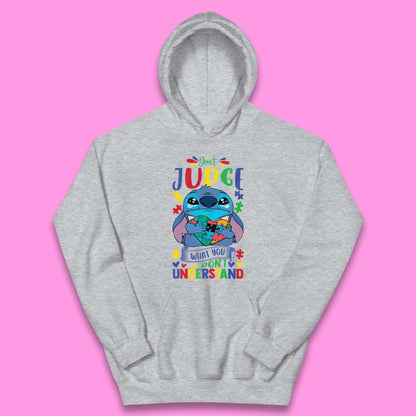 Autism Disney Stitch Kids Hoodie