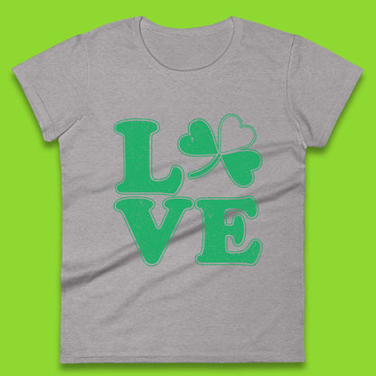 Shamrock Love Womens T-Shirt