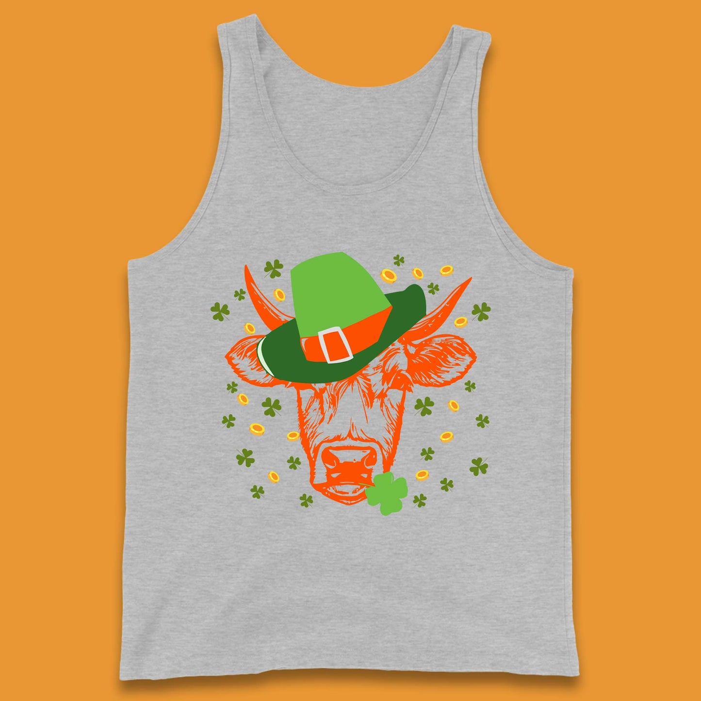 St Patrick's Cow Tank Top