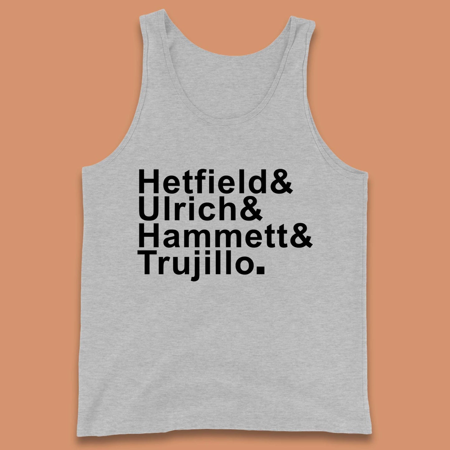 Hetfield & Ulrich & Hammett & Trujillo Metallica Band Tank Top